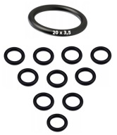 10 KS NITRILOVÉ TESNENIE ORING NBR GUMA 20x3,5