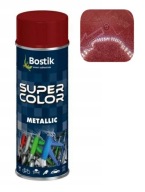BOSTIK červený Super Color Metalický lak na nechty 400 ml