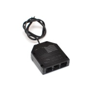 Kábel mini-amp LED DISTRIBUTOR, 3-bodový, čierny