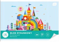 INTERDRUK BLOK NA KRESLENIE A4 20K BIELA ​​80G/M2