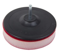 Zhrubnutý gumený kotúč, 125 mm, kolík s priemerom 6 mm, 27039