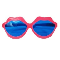 MEGA VEĽKÉ FUNNY GLASSES PINK PERY PARTY