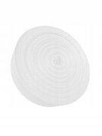 BAVLNENÁ PÁSKA HERRINGBONE 14mm BIELA ​​10m