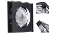 KANLUX Stropné LED halogénové svietidlo MORTA 10W GU10 Black