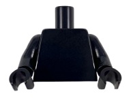 LEGO Figúrka Torzo Body Black 6245788 973c00