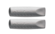 Obal na gumu na ceruzku sivý 2 ks Faber Castell