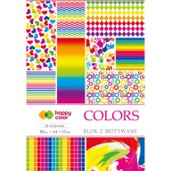 Happy Color kreatívny blok A4 15k 80g Colors