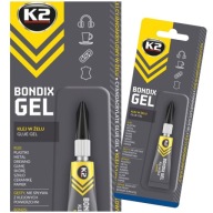 K2 BONDIX GEL KYANOAKRYLÁTOVÝ SUPER GLUE RÝCHLO INSTANTNÝ GÉL 3G