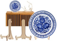 STOJAN Stojany TANIER STOJAN RÁM ZOBRAZENIA SADA 3 KUSOV 13cm