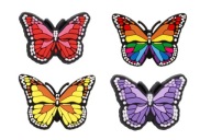 4x Špendlíky / Špendlíky na Crocs a podobné topánky - Butterflies
