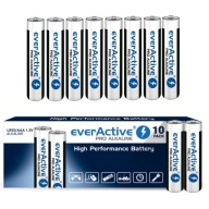 10x LR3 AAA BATÉRIE ALKALICKÉ BATÉRIE everActive