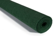Školský KREPOVÝ DEKORAČNÝ PAPIER 180g/m2 tmavozelený 50x250cm Rossi