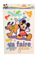 Nálepka dekoračná fólia na okenný nábytok Mickey Mouse 40x27