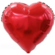 Balón fóliový SRDCE 45 cm ČERVENÝ 18 palcov SRDCE Valentínsky LÁSKA