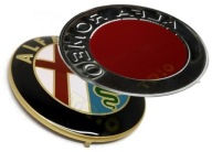 Logo znaku ZLATÝ odznak Alfa Romeo vpredu a vzadu