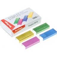 Sponky Berlingo do zošívačky No10, farebné, 1000 kusov, 1 bal