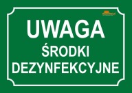 č. 20 POZOR Dezinfekčná TABUĽKA