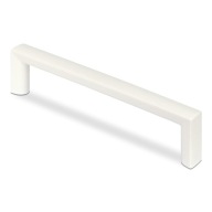 ÚCHYTKA NA NÁBYTOK, BIELA ​​ÚCHYTKA KUCHYNSKEJ SKRINÍKY, ROVNÁ, UNIVERZÁLNA, 96MM