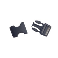 Plastová pracka 15mm čierna