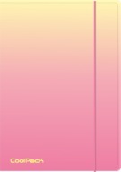 COOLPACK GRADIENT FILE PRE GUMA A4 PEACH