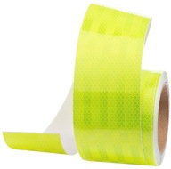 REFLEXNÁ SAMOLEPIACA PÁSKA ŽLTÁ FLUO 10 CM