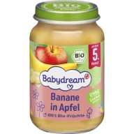 BABYDREAM BIO DEZERT BANÁN A JABLKO 100% 5m BEZ CUKRU