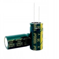 KONDENZÁTOR 10000UF 35V Ø20x35 JCCON LOW ESR