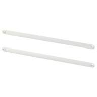 IKEA HJALPA ZÁVĚSNÁ LIŠTA BIELA ​​2 KS.