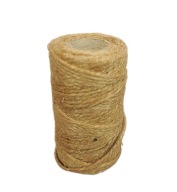 JUTOVÁ STRUNKA 2mm 50m, PRÍRODNÁ DEKORATÍVNA NA BALENIE MACRAME SCRATCRATOR