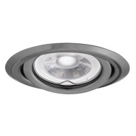 Kanlux pohyblivý LED stropný bodový krúžok Argus II 10W grafit
