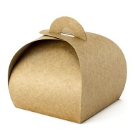 Darčekové krabičky pre hostí na svadby, kraft papier, 10 ks