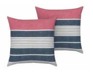 SADA 2x OZDOBNÝ OBJAL NA VANKÚŠ S PRÚŽKAMI 40 x 30 cm LIVARNO HOME