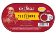 KING OSCAR SLEĎ FILETÁ V OLEJI 160g KONZ