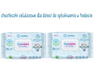 Celulózové obrúsky h2o Utierky detské vlhčené 2x48 ks.