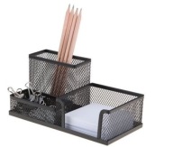 Kovový 3-komorový box na náradie 3A, čierny, 200 x 100 x 100 mm