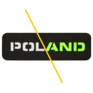 NÁŠAVA FLUOREZENTNÝ ZNAK M-TAC POLAND CORDURA LASEROVÝ REZANÝ 25X80 MM