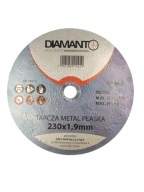 Plochý kovový štít 230x1,9mm DIAMANTO STANDARD