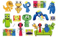 RAINBOW FRIENDS CG477 umývateľné tetovanie pre deti