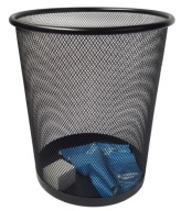 KOŠÍK OKRUHOVÝ, MALÝ, ČIERNY