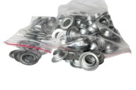 Pozinkované oká na plachtové bannery 10 mm, nehrdzavejúce