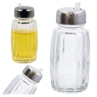 Nádoba na olej dávkovač olivového octu sklenené korenie 50ml nerez