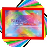 Technická podložka do školy A4 Vincent, farebná 210g