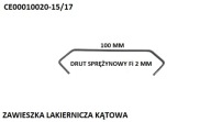 Maľovacie prívesky S CE00010020-15/17 50 ks.
