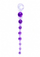 Plug/Beads - Jelly Anal 10 Beads Purple