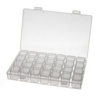 org87 Plastová nádoba organizéra na korálky a drobnosti 170x100mm