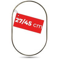 KOVOVÉ KOLESO na makramé 45 cm DREAMCATCHER DREAMCATCHER ELIPSE ZLATÝ LESK