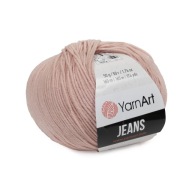 50g priadza, 55% bavlna 45% akryl, YarnArt Jeans svetloružová 83