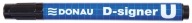 ZNAČOVAČ DONAU D-SIGNER U okrúhly 2-4MM ČIERNA
