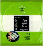 Okrúhly ryžový papier 100g - 22cm - Jarné závitky