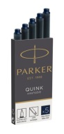 Náplne do pera PARKER QUINK, námornícka modrá, 5 ks
